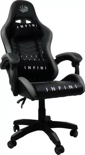 Fotel Zenga Infini Five czarno-szary - Fotele gamingowe - miniaturka - grafika 1