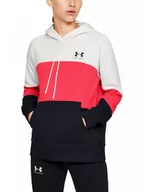 Kurtki i kamizelki sportowe damskie - Damska bluza treningowa UNDER ARMOUR Rival Fleece Color block Hoodie - miniaturka - grafika 1