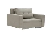 Sofy i kanapy - Fotel FOLLER z funkcją spania sofa Beżowy - miniaturka - grafika 1
