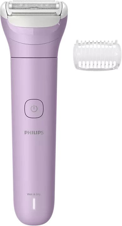Philips 6000 series Lady Shaver Series 6000 Cordless shaver, Wet & Dry, Foil shaver, 1 heads, Lilac, Battery, Built-in battery, Lithium Polymer LiPo