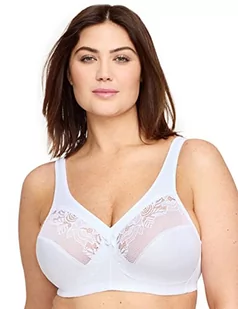 Glamorise Damski biustonosz sportowy, biały, 95E - Biustonosze - miniaturka - grafika 1