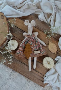 Naturalna Myszka ręcznie szyta - Maskotki i pluszaki - miniaturka - grafika 1