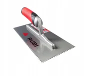 Narzędzia murarskie - RUBI SZPACHELKA ZĄBKOWANA 28 cm. 3x3 mm. 72906 - miniaturka - grafika 1