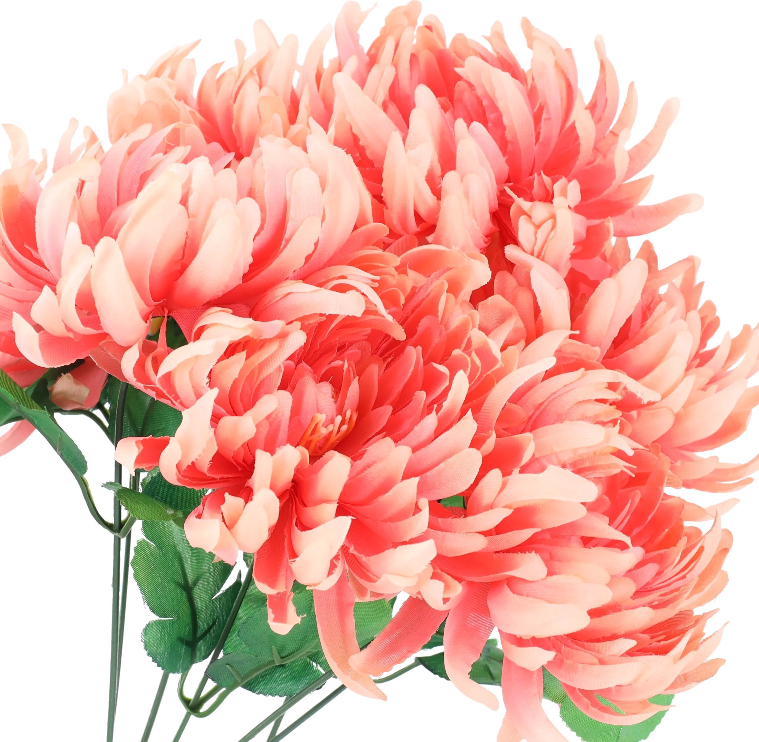 Sztuczna CHRYZANTEMA bukiet CHRYZANTEMY sztuczne kwiaty na cmentarz stroik