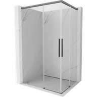 Kabiny prysznicowe - Mexen Rox Duo kabina prysznicowa rozsuwana 100 x 75 cm, transparent, gun metal - 8C2D-100-075-95-00 - miniaturka - grafika 1