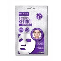 Beauty Formulas Retinol Anti-Ageing Sheet Mask nawilżająca maska w płachcie do twarzy - Maseczki do twarzy - miniaturka - grafika 1