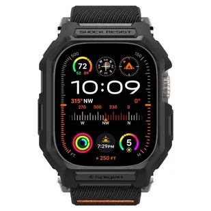Etui APPLE WATCH ULTRA (49MM) Spigen Lite Fit ”Pro” Matte czarne - Smartwatch - miniaturka - grafika 4