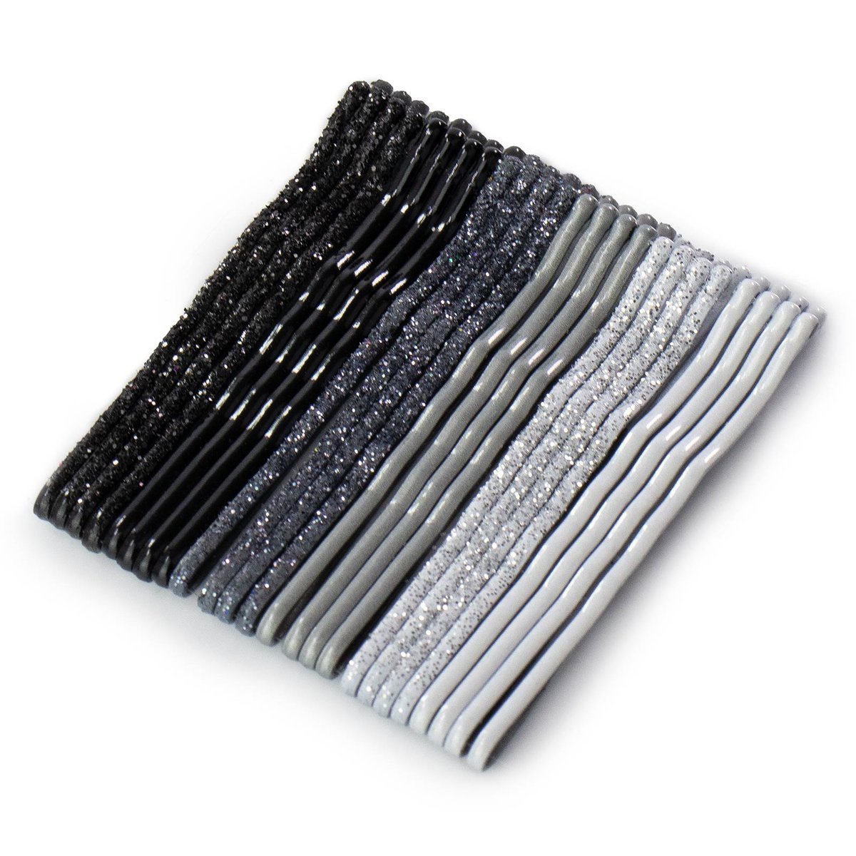 WSUWKI do włosów dwie kulki 24 sztuk BROKAT