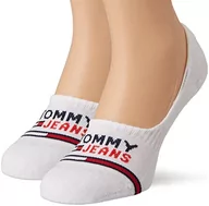 Skarpetki męskie - Tommy Hilfiger Mid Cut Foot (zestaw 2) mieszane, biały, 43 EU - miniaturka - grafika 1