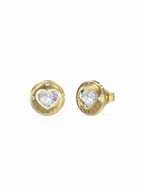 Kolczyki - Kolczyki Guess Rooling Hearts JUBE03349JWYGT/U - miniaturka - grafika 1