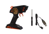 Zabawki zdalnie sterowane - Auto sportowe R/C 1:10 turkusowo- czarne Leantoys - miniaturka - grafika 1