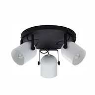 Lampy sufitowe - TK Lighting Spectra 3491 plafon lampa sufitowa 3x60W E27 czarna/biała - miniaturka - grafika 1