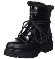 Botki damskie - Tom Tailor Damskie sztyblety 4294807, czarne, 37 UE - miniaturka - grafika 1