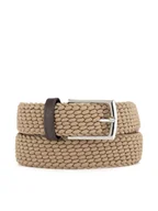 Paski - Lasocki Pasek Męski 2M2-007-SS24 Beżowy - miniaturka - grafika 1