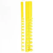 Quilling - Dalprint Paski do quillingu 12 szt Tulipan i frędzle-żółte QGPQ-047 - miniaturka - grafika 1