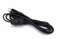 Kable - Przewód Kabel Z Wtyczką Pvc 2M Czarny - miniaturka - grafika 1