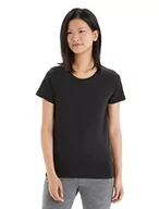 Koszulki męskie - icebreaker Cool-Lite męski t-shirt z bawełny, z krótkim rękawem, luźny t-shirt, czarny, XL - miniaturka - grafika 1