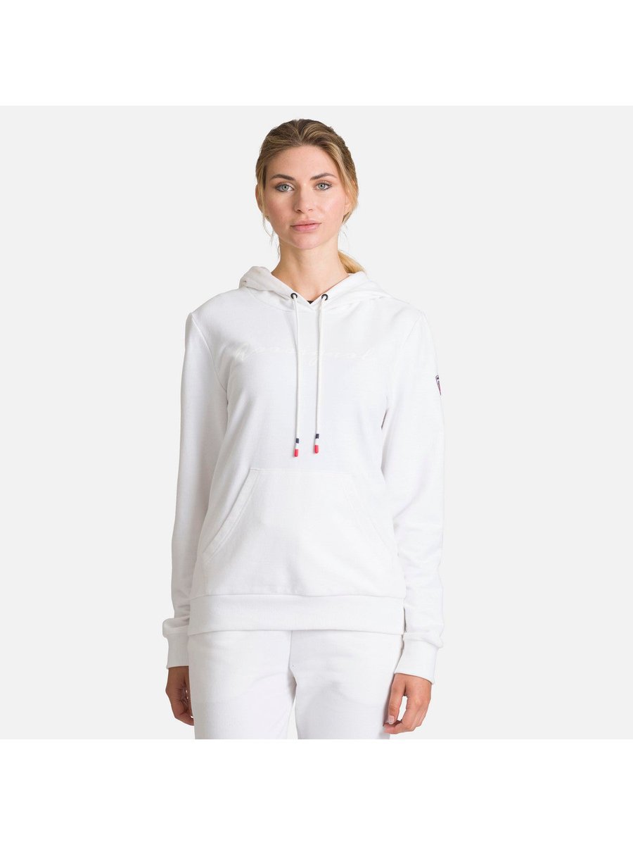 Bluza Rossignol W Logo Sweat Hood Fl biały L