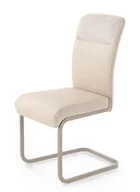 Krzesła - Kaszmirowe tapicerowane krzesło na płozach - Avenir - miniaturka - grafika 1