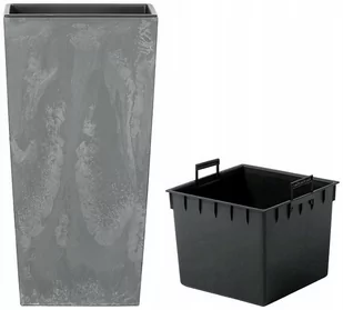 Prosperplast Doniczka z wkładem Urbi Square Effect DURS265E marengo AP_218925 - Donice Prosperplast Doniczka z wkładem Urbi Square Effect DURS265E marengo AP_218925 - Donice - miniaturka - grafika 1