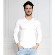 Koszulki męskie - GUESS Longsleeve | Skinny fit - miniaturka - grafika 1