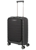 Walizki - Walizka kabinowa Travelite Mooby S+ z przednią kieszenią - black - miniaturka - grafika 1