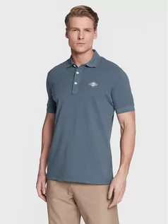Koszulki męskie - Replay Polo M3070A.000.22696G Niebieski Regular Fit - grafika 1