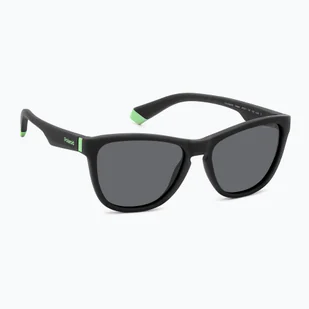 Okulary przeciwsłoneczne dziecięce Polaroid PLD 8056/S matte black/grey polarized WYSYŁKA W 24H 30 DNI NA ZWROT - Okulary przeciwsłoneczne - miniaturka - grafika 1