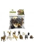 Figurki dla dzieci - Zwierzęta zoo 12szt - miniaturka - grafika 1