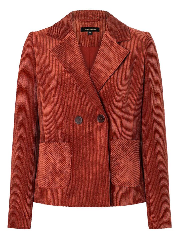 More & More Kurtka sztruksowa w kolorze jasnobrązowym