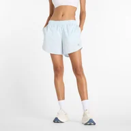 Spodnie sportowe damskie - Spodenki damskie New Balance WS41228FRL niebieskie - miniaturka - grafika 1