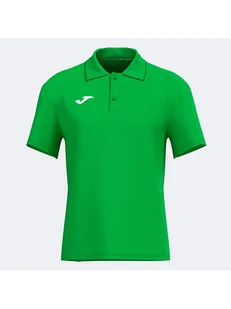 Joma Funkcyjna koszulka polo w kolorze zielonym - Koszulki sportowe męskie - miniaturka - grafika 1