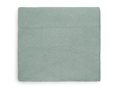 Kocyk dla niemowląt 100x150 cm Basic zielony Jollein