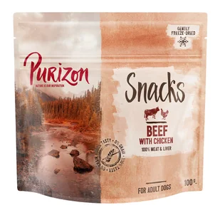 100g, Purizon, Wołowina z kurczakiem (bez zbóż), przysmak dla psa - Przysmaki dla psów - miniaturka - grafika 1