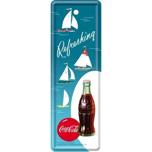 Zakładka Metalowa Coca-Cola - Sail - Zakładki do książek - miniaturka - grafika 1
