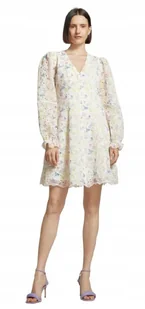 Neo Noir Sukienka Koktajlowa z Długim Rękawem Mini na Zamek 40 Drj - Sukienki Neo Noir Sukienka Koktajlowa z Długim Rękawem Mini na Zamek 40 Drj - Sukienki - miniaturka - grafika 1