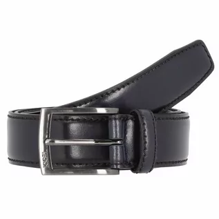 Paski - Joop! Coll.Belt Skórzany pasek dark blue 100 cm 7101-100-22 - grafika 1