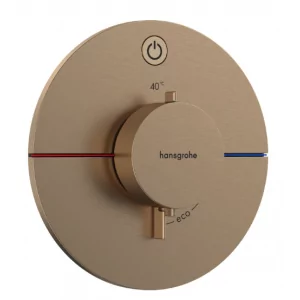 HANSGROHE 15553140 ShowerSelect Comfort S Bateria termostatyczna, podtynkowa do 1 odbiornika Brąz Szczotkowany - Baterie podtynkowe - miniaturka - grafika 1