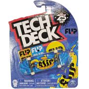 Samochody i pojazdy dla dzieci - Tech Deck deskorolka fingerboard Flip złota lampa + naklejki - miniaturka - grafika 1