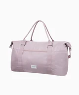 Torby podróżne - PUCCINI Różowa torba podróżna z regulowanym paskiem - miniaturka - grafika 1
