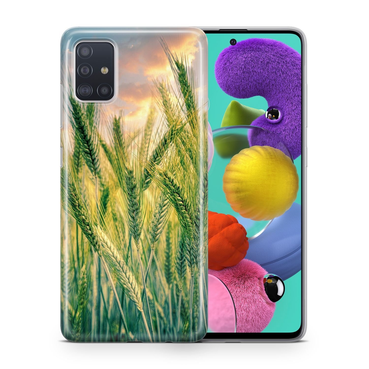 Ochronne etui na telefon dla Xiaomi Redmi Note 7 / Redmi Note 7 Pro Case Cover Bag Bumper Cases TPU, Model: Xiaomi Redmi Note 7, Wybierz wzór: Cornfield