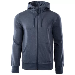 Męska bluza Hi-Tec Silian II Rozmiar: XXL / Kolor: ciemnoniebieski - Bluzy sportowe męskie - miniaturka - grafika 1