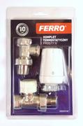 Głowice termostatyczne - Ferro Komplet termostatyczny prosty 1 z głowicą GT11 ZTM07 - miniaturka - grafika 1