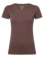 Koszulki i topy damskie - Marie Lund T-shirt damski Kobiety Dżersej brązowy jednolity, XL - miniaturka - grafika 1