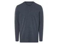 Koszulki męskie - LIVERGY® Koszulka męska z długim rękawem (Granatowy, S (44/46)) - miniaturka - grafika 1
