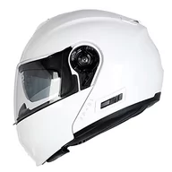 Kaski motocyklowe - KASK OZONE FP-01 PINLOCK gotowy biały - miniaturka - grafika 1