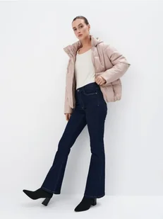 Mohito - Beżowa kurtka puffer - beżowy - Kurtki damskie - miniaturka - grafika 1