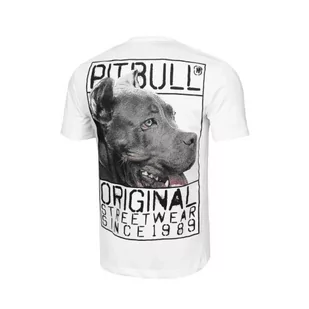Pit Bull T-shirt Koszulka Origin White - Koszulki sportowe męskie - miniaturka - grafika 1