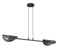 Lampy sufitowe - Czarna nowoczesna metalowa lampa wisząca - 28X D167 K9-P21 - miniaturka - grafika 1