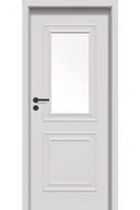Drzwi wewnętrzne - Pol-Skone Dzwi Wewnętrzne Z Szybą Inverno 01Sd Szary - miniaturka - grafika 1